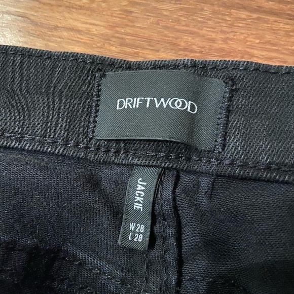 Driftwood Jackie Black Skinny Jeans – Pearl Embellished Size 28 - Picture 3 of 6